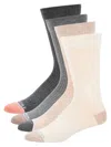 Kenneth Cole New York Men's 4-pack Assorted Crew Socks In Oatmeal
