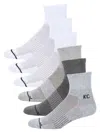 Kenneth Cole New York Men's 6-pack Logo Socks In White