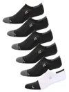 Kenneth Cole New York Men's 6-pack No Show Socks Set In Black