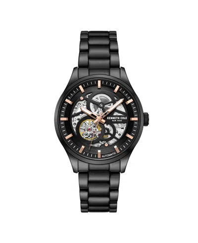 Kenneth Cole New York Men's Automatic Black Stainless Steel Watch 42mm