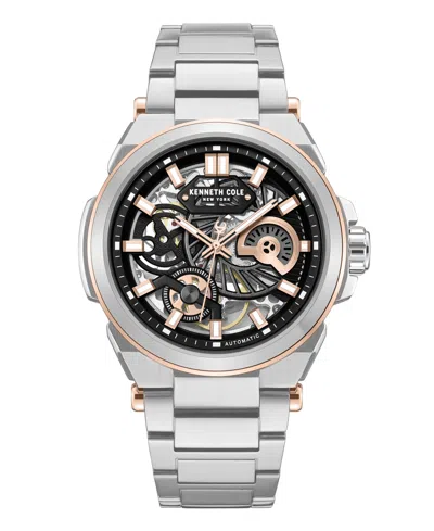 Kenneth Cole New York Men's Automatic Watch, 42mm In Silver