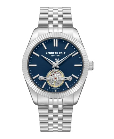 Kenneth Cole New York Men's Automatic Watch, 43mm In Silver