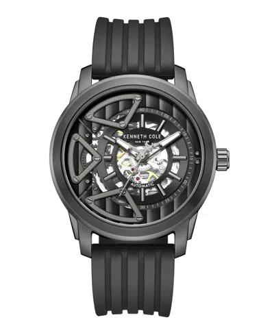Kenneth Cole New York Men's Automatic Watch, 44mm In Black