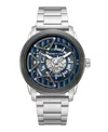 Kenneth Cole New York Men's Automatic Watch, 44mm In Silver
