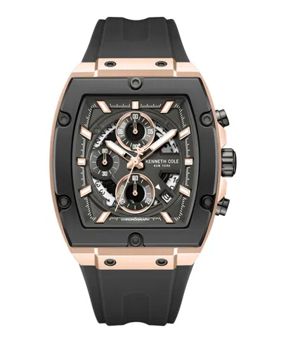Kenneth Cole New York Men's Chronograph Watch, 41mm In Black