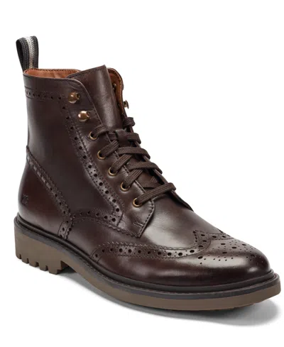 KENNETH COLE NEW YORK MEN'S TODD LEATHER BOOTS