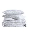 Kenneth Cole New York Merrion Cotton 3 Piece King Comforter Set Bedding In Light Gray