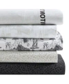 Kenneth Cole New York Microfiber Sheet Set In Twill Stripe