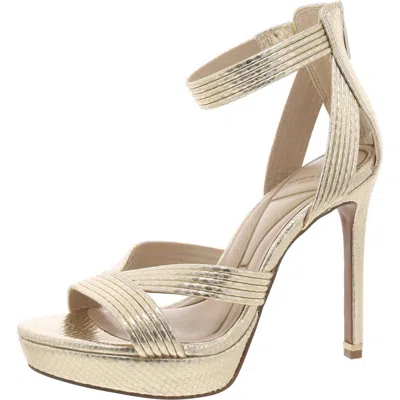 Kenneth Cole New York Nadine Womens Ankle Strap In Gold