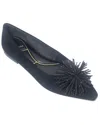 Kenneth Cole New York Natasha Suede Flat In Black