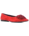 Kenneth Cole New York Women's Natasha Slip On Flats In Red