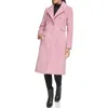 Kenneth Cole New York Notch Lapel Military Coat In Pink