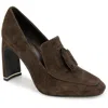 Kenneth Cole New York Nova Womens Tassel Man Made Block Heels In Multi