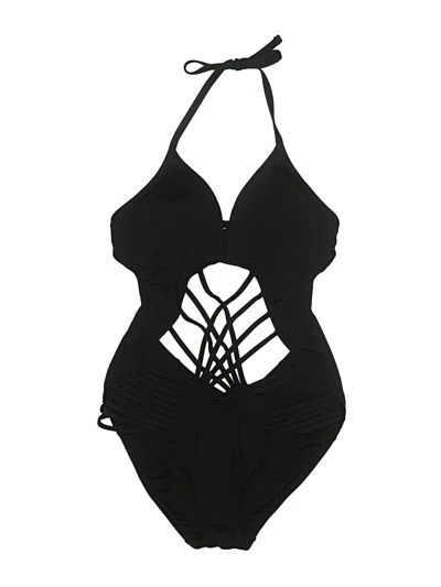 Pre-owned Kenneth Cole New York One Piece Swimsuit In Black