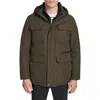Kenneth Cole New York Oxford Water Resistant Parka In Green