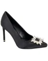Kenneth Cole New York Quinnly Jewel Satin Pump In Black