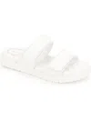 Kenneth Cole New York Nova Two Band Slide  Womens Open Toe Slip On Slide Sandals In White