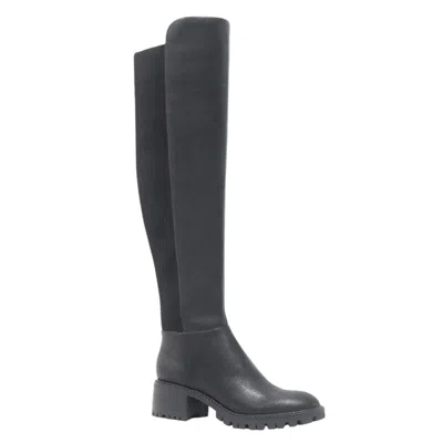 Kenneth Cole New York Riva Women's Black Over-the-knee Riding Boots Lion246