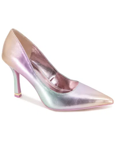 Kenneth Cole New York Women's Romi Pumps In Pastel Multi- Polyester,textile