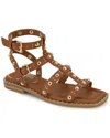 Kenneth Cole New York Ruby Cognac Leather Sandal In Multi