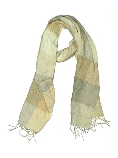 Pre-owned Kenneth Cole New York Scarf In Brown