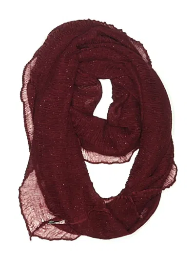 Pre-owned Kenneth Cole New York Scarf In Burgundy