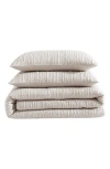 Kenneth Cole New York Serenity Waves Duvet Cover & Sham Set In Light Beige