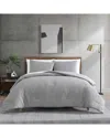 Kenneth Cole New York Serenity Wavy Lines Microfiber Duvet Cover Set