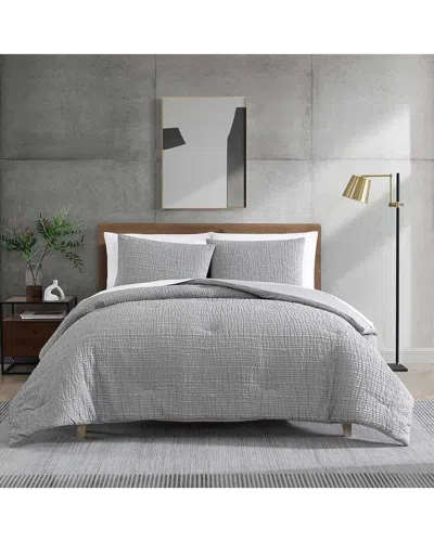 KENNETH COLE NEW YORK KENNETH COLE NEW YORK SERENITY WAVY LINES DUVET COVER SET