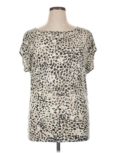 Pre-owned Kenneth Cole New York Short Sleeve T-shirt In Brown