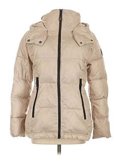 Pre-owned Kenneth Cole New York Snow Jacket In Tan