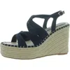 Kenneth Cole New York Solace Platform Wedge Sandal In Blue