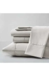 Kenneth Cole New York Solid Cationic Brushed Sheet Set In Grey