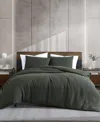 Kenneth Cole New York Solid Waffle 3-pc. Comforter Set, Full/queen In Forest Green