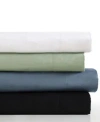 Kenneth Cole New York Solution Solid Microfiber Sheet Sets In Denim Blue