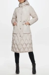 Kenneth Cole New York Stadium Length Puffer Jacket In Birch