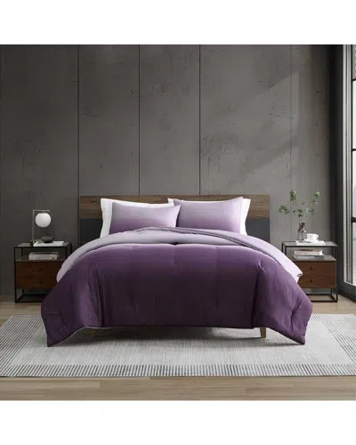 Kenneth Cole New York Subtle Ombre Comforter Set In Brown