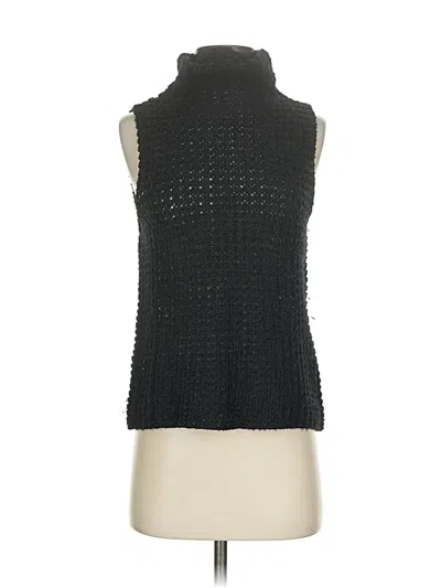 Pre-owned Kenneth Cole New York Sweater Vest In Black