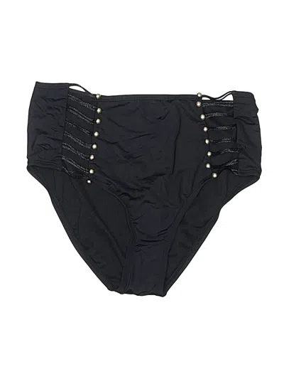 Pre-owned Kenneth Cole New York Swimsuit Bottoms In Black
