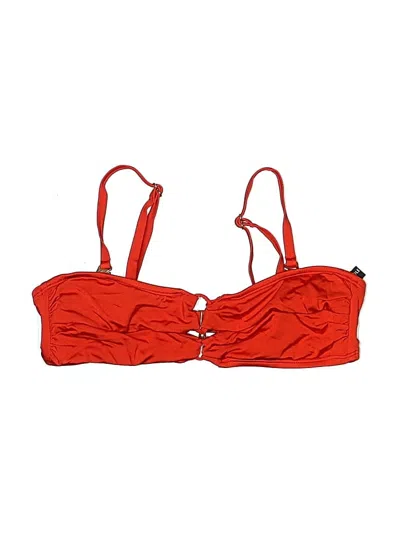 Pre-owned Kenneth Cole New York Swimsuit Top Red Swimwear