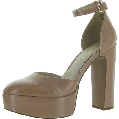 Kenneth Cole New York Tatum Womens Faux Leather Almond Toe Ankle Strap In Multi