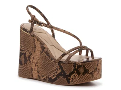 Kenneth Cole New York Theodora Platform Sandal In Brown