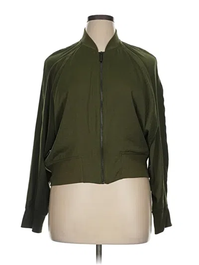 Pre-owned Kenneth Cole New York Track Jacket In Green