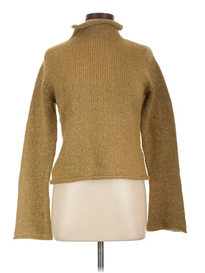 Pre-owned Kenneth Cole New York Turtleneck Sweater In Gold