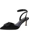 Kenneth Cole New York Umi Starburst Ankle Strap Pointed Toe Pump In Black