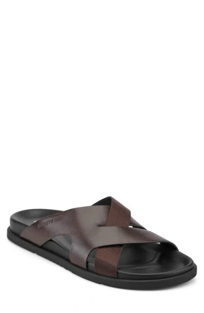 Kenneth Cole New York Wassen Slide Sandal In Brown