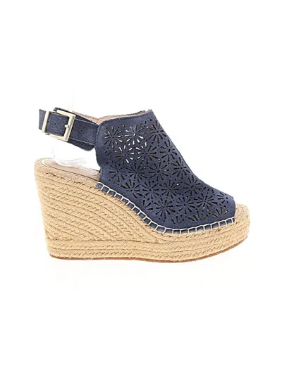 Pre-owned Kenneth Cole New York Wedges In Blue