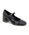 Kenneth Cole New York Women's Alec Block Heel Mary Jane Pumps In Black,black