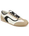 Kenneth Cole New York Women's Alma Lace Up Sneakers In Cream,black