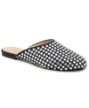 Kenneth Cole New York Women's Almond Toe Saddie Mules In Black